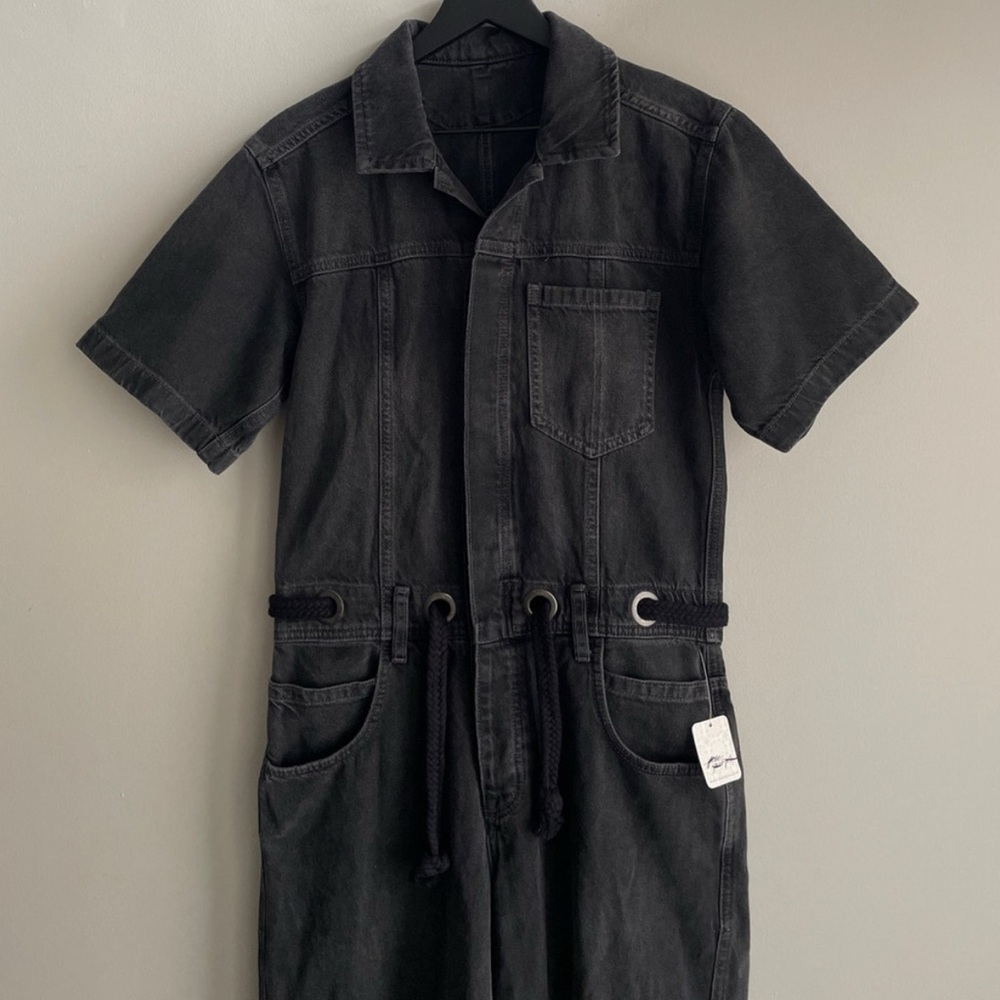 Free People Edison Wide Leg Coverall - Picture 6 of 9
